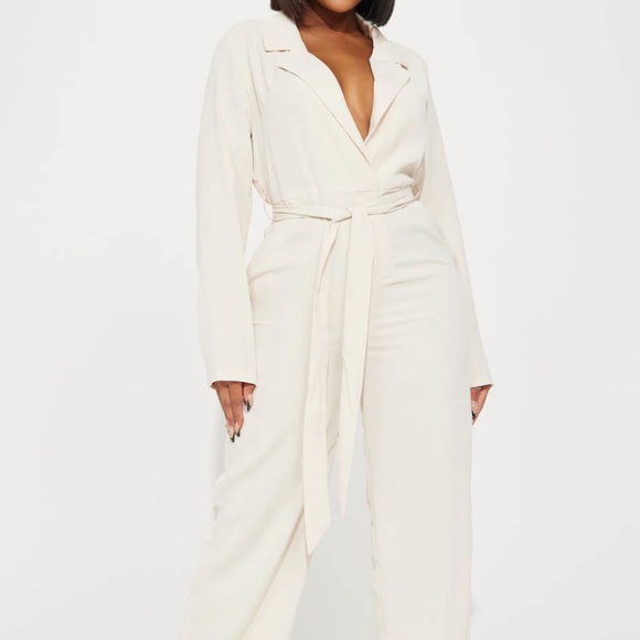 Jumpsuit - Cream - Picture 1 of 6
